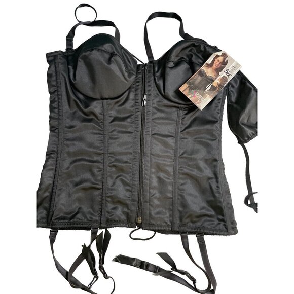 Empire‎ Intimates 36C Corset New Zipper Front Vintage New - Picture 1 of 3